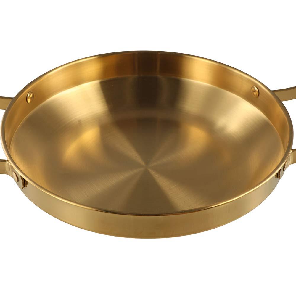 Camping Cooking Hot Plate - Duurzame BBQ Plaat Koekenpan Slakom Rvs