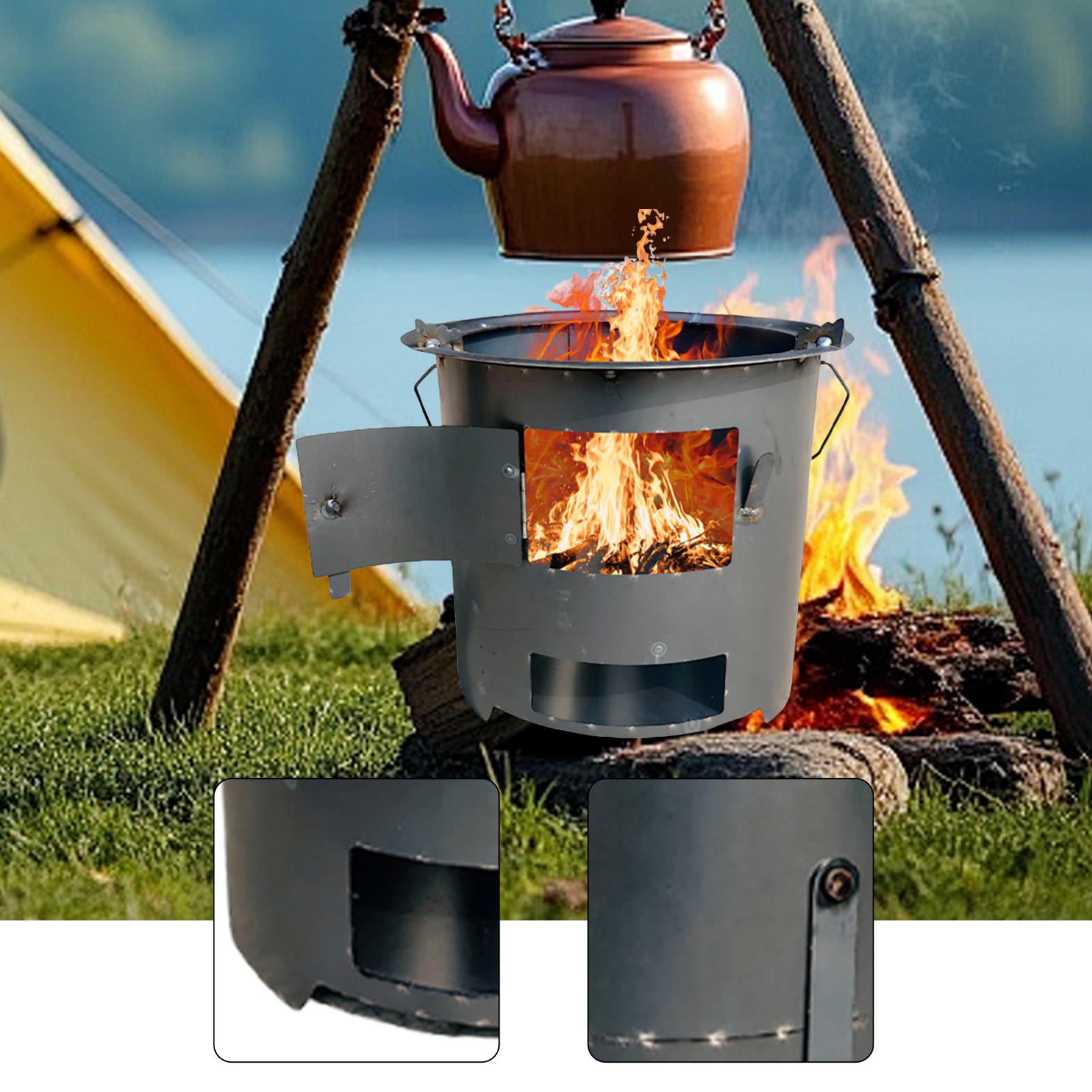 Camping Cooking Over Fire - Houtoven Indoor Multifunctionele Verwarming Koken over
