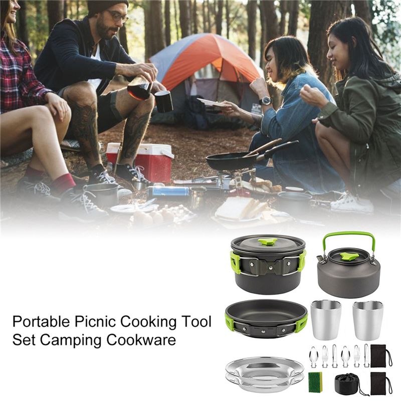 【KOPERS】Camping Kookgerei Draa - Camping Cooking Pan Set recensie en prijs