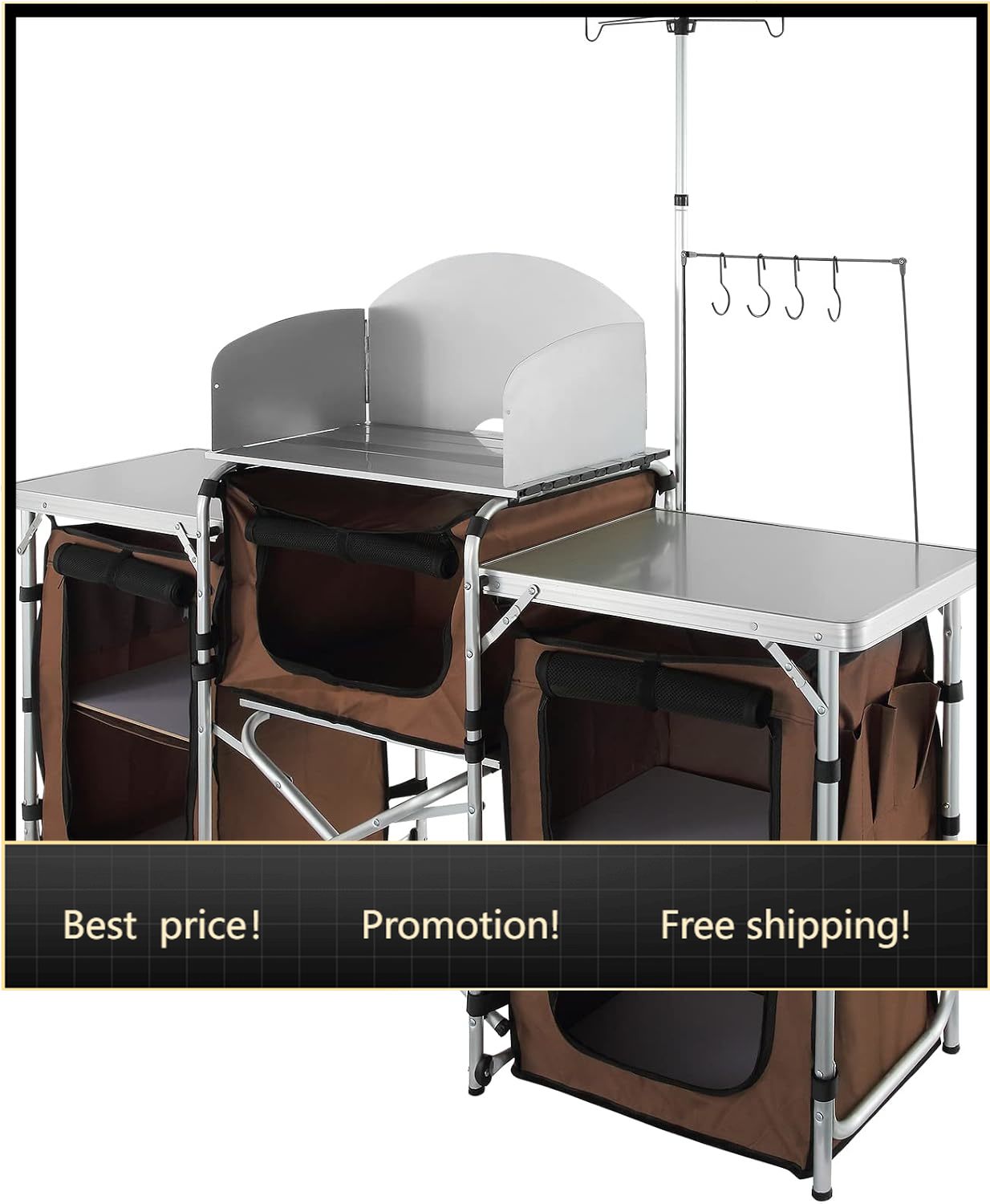 Campingkeukentafel, opvouwbare - Camping Cooking Cupboard recensie en prijs
