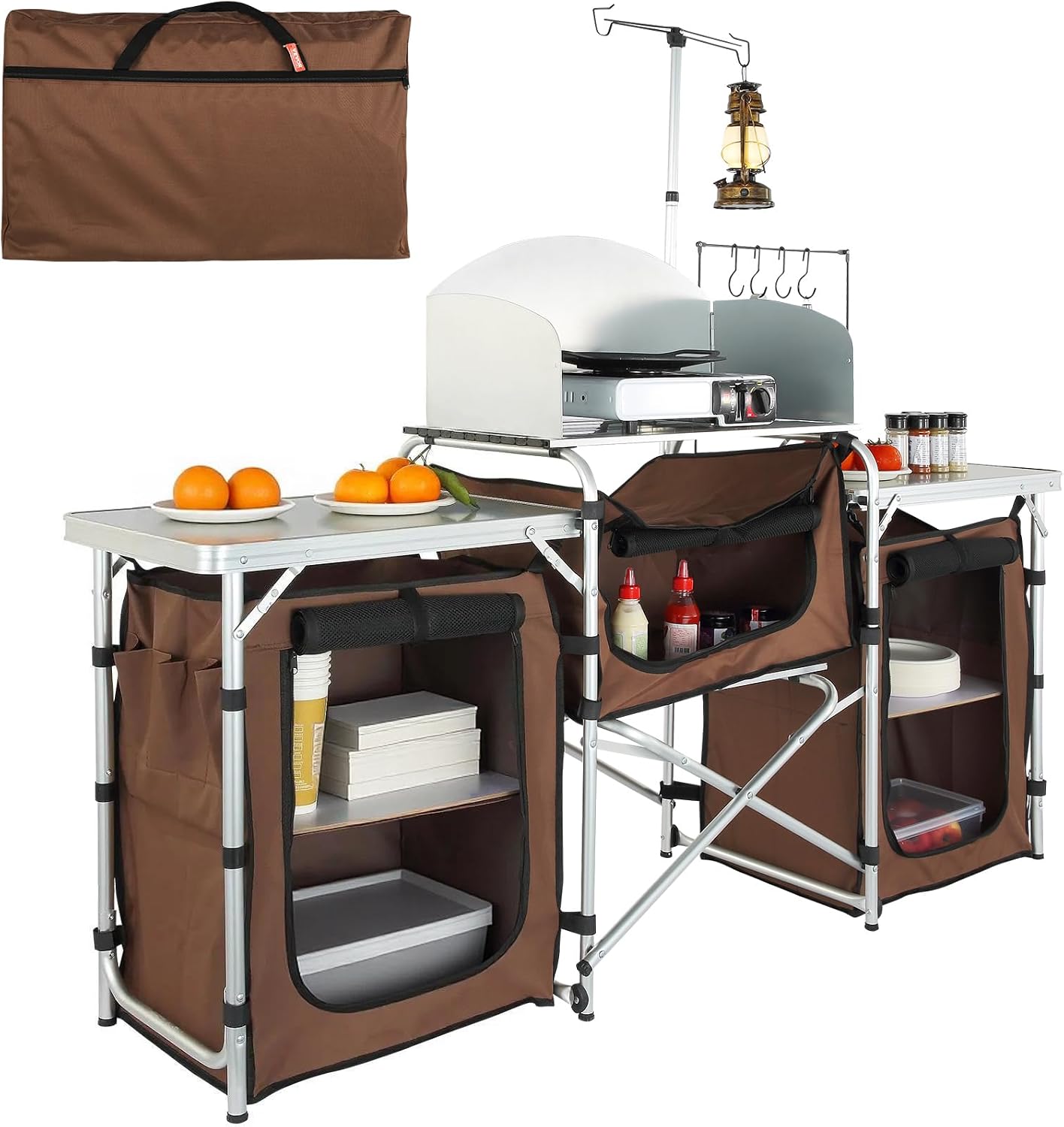 Campingkeukentafel, opvouwbare - Camping Cooking Cupboard recensie en prijs
