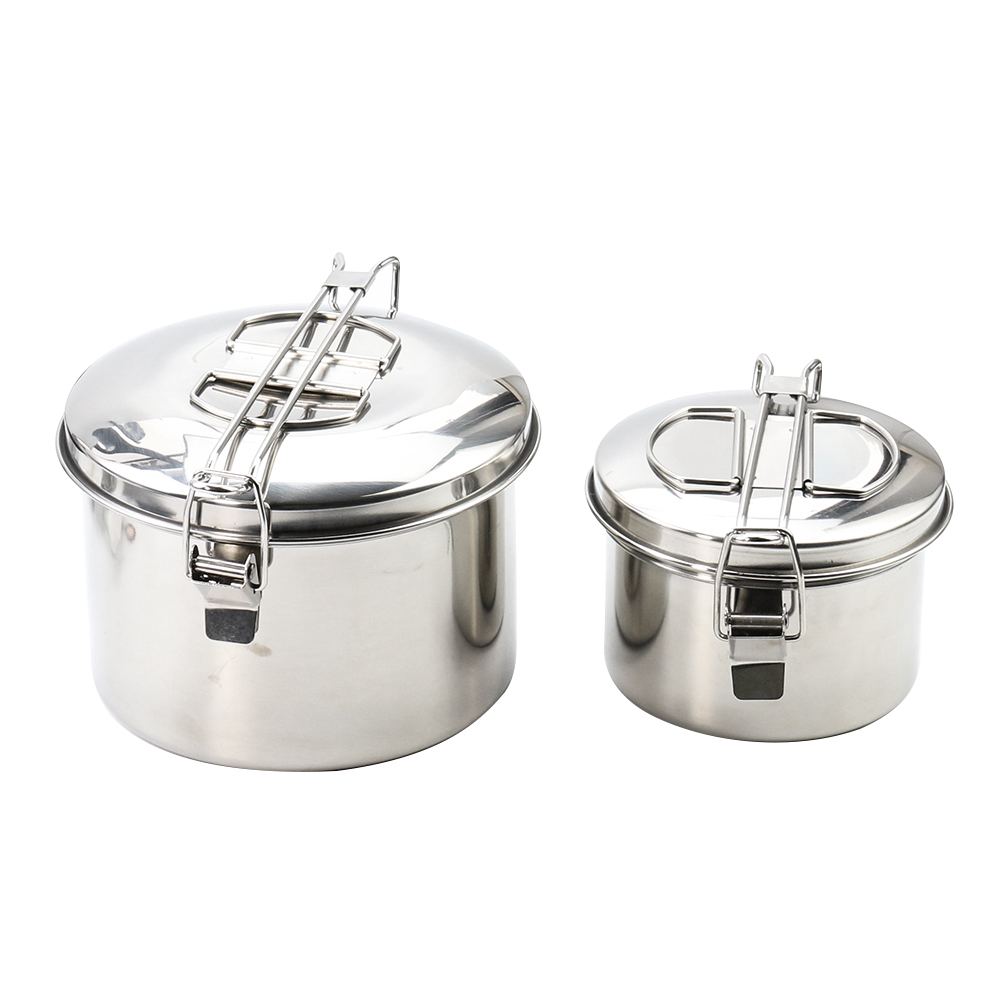 Roestvrijstalen camping hangen - Camping Cooking Pot With Lid recensie en prijs