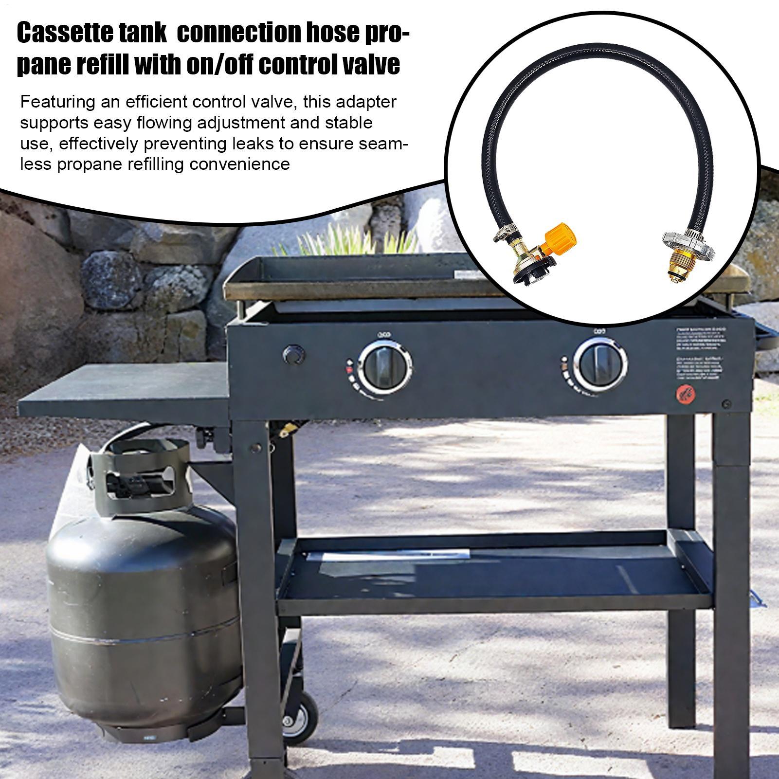 Propaan-navuladapter met klep  - Camping Cooking Propane recensie en prijs
