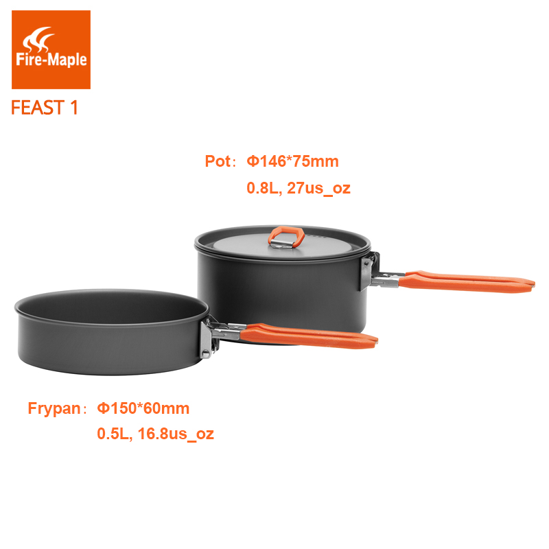 Fire Maple Feest 1 Outdoor Cam - Camping Cooking Pan Set recensie en prijs