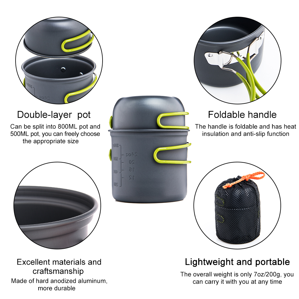 Widesea Camping Kookgerei Outd - Camping Cooking Set Jetboil recensie en prijs