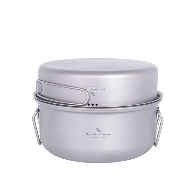 Boundless Voyage Titanium Stea - Camping Cooking Pan Set recensie en prijs