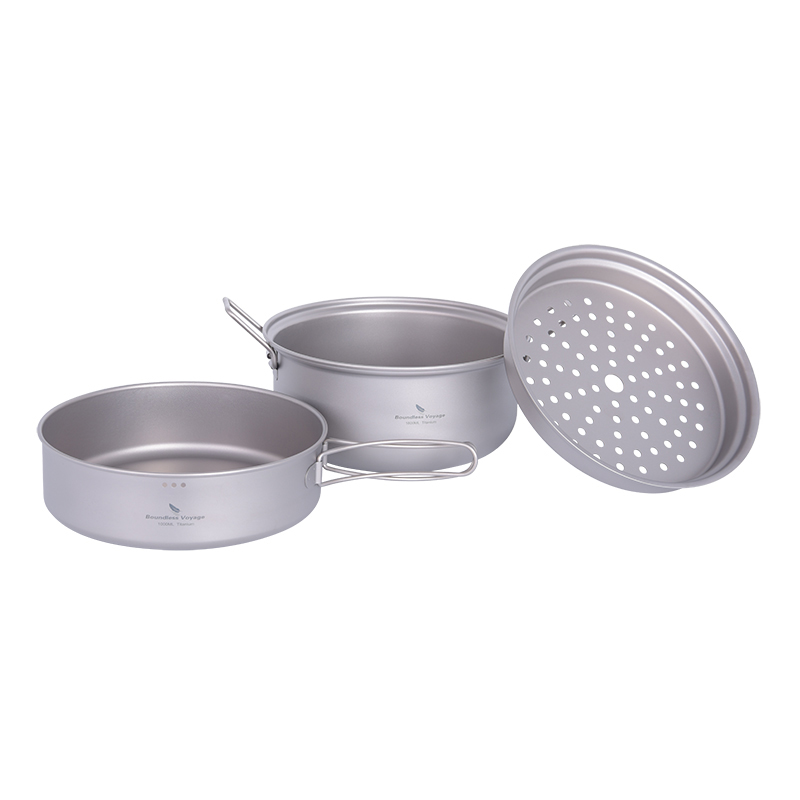 Boundless Voyage Titanium Stea - Camping Cooking Pan Set recensie en prijs