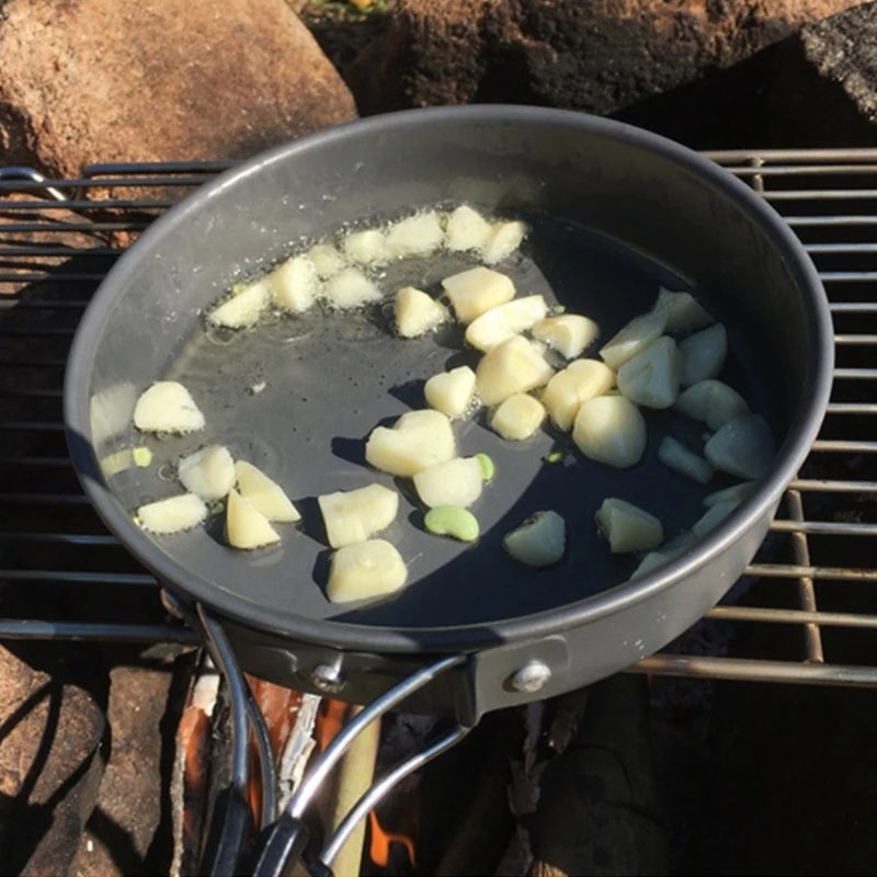 Draagbare Koekenpan Met Opberg - Camping Cooking Pan Set recensie en prijs