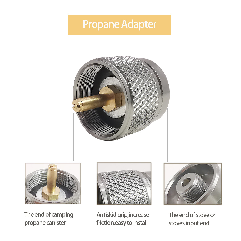 1Pc Camping Kachel Adapter Con - Camping Cooking Propane recensie en prijs