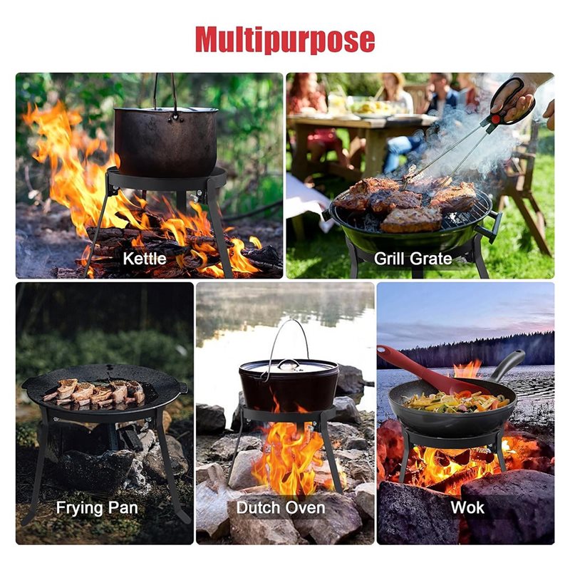 A02F-Draagbaar Opvouwbaar BBQ- - Camping Cooking Over Fire recensie en prijs