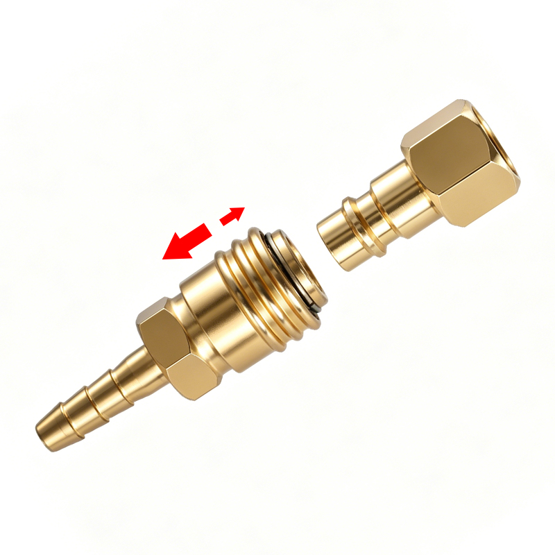 8 mm messing LPG-gas snelkoppe - Camping Cooking Propane recensie en prijs