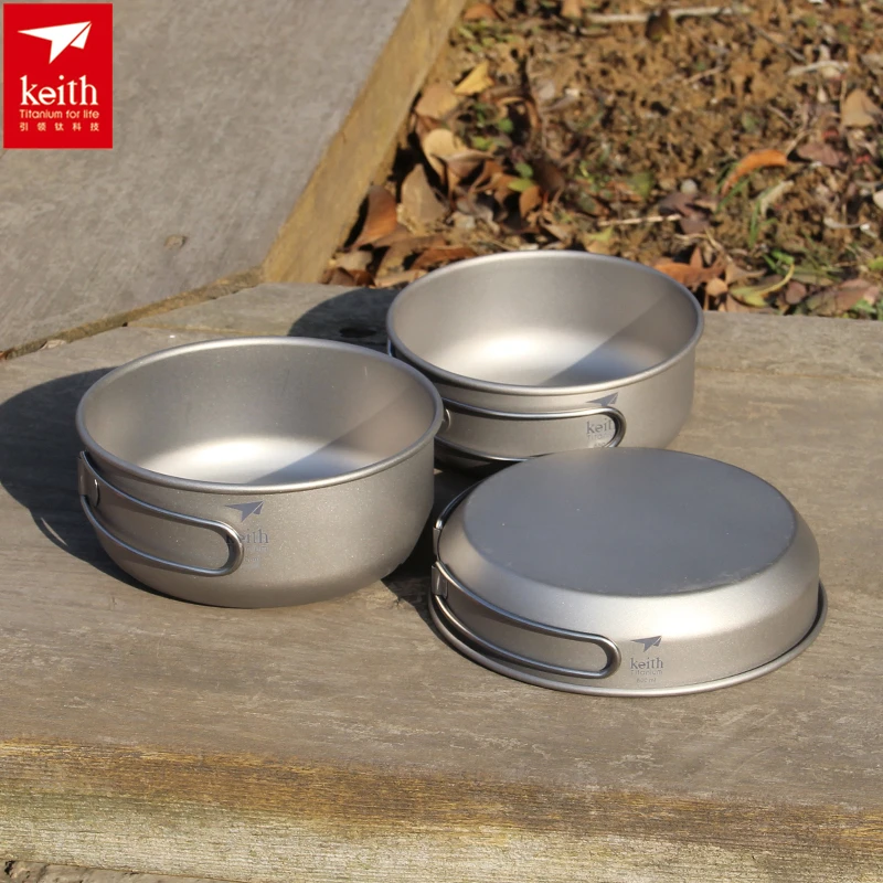 Keith 3PCS Titanium Kookgerei  - Camping Cooking Books recensie en prijs