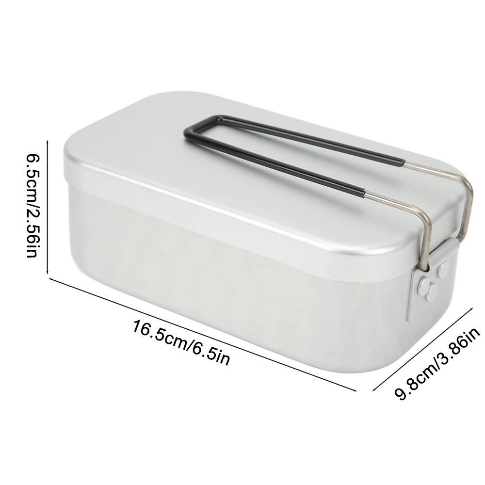 800ML Aluminium Lunchboxen Out - Camping Cooking Books recensie en prijs