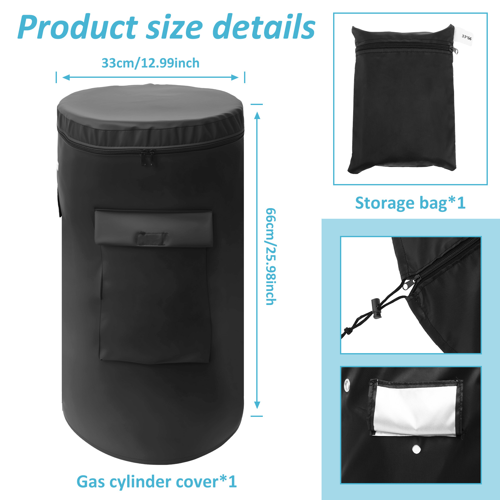 Oxford stoffen propaantankafde - Camping Cooking Propane recensie en prijs