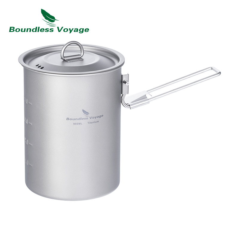 Boundless Voyage 900ml Titaniu - Camping Cooking Pot With Lid recensie en prijs