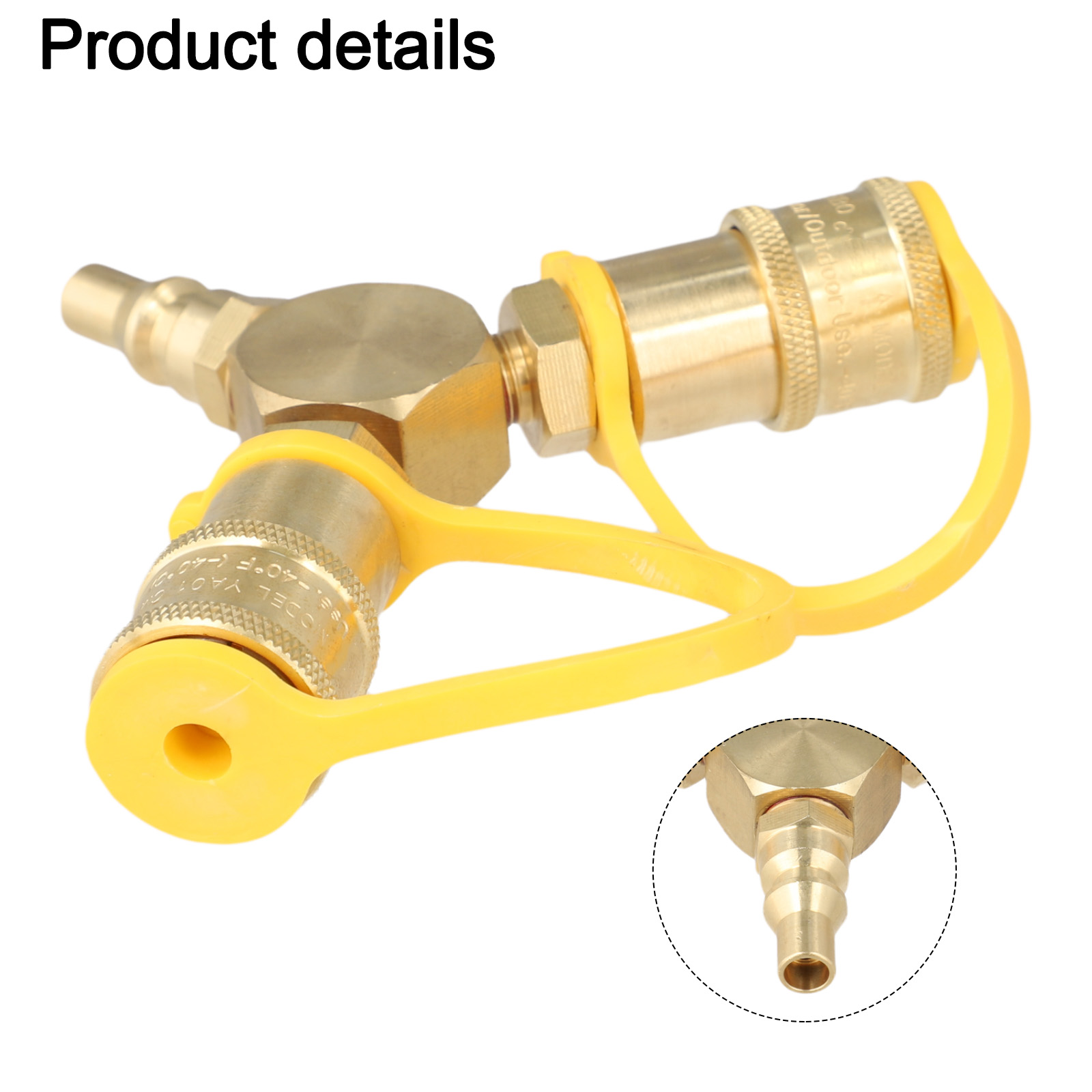 Messing 1/4 inch Quick Connect - Camping Cooking Propane recensie en prijs
