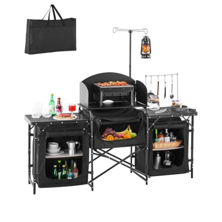 Campingkeukentafel, Buitenkook - Camping Cooking Cupboard recensie en prijs
