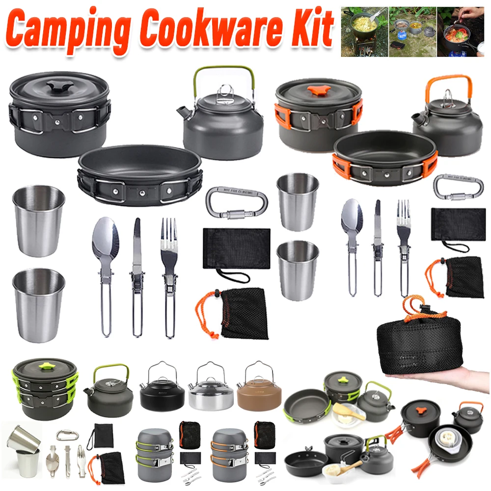 Campingkookgerei Set Ketel Pot - Camping Cooking Pan Set recensie en prijs