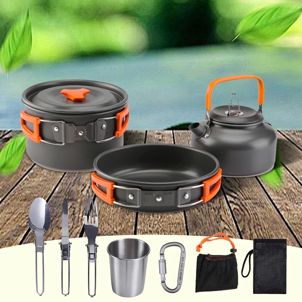 Campingkookgerei Set Ketel Pot - Camping Cooking Pan Set recensie en prijs