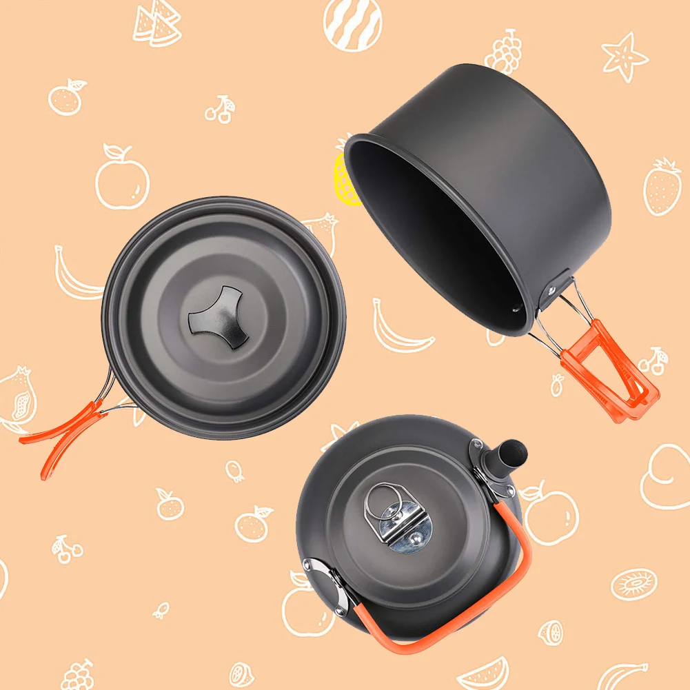 Campingkookgerei Set Ketel Pot - Camping Cooking Pan Set recensie en prijs