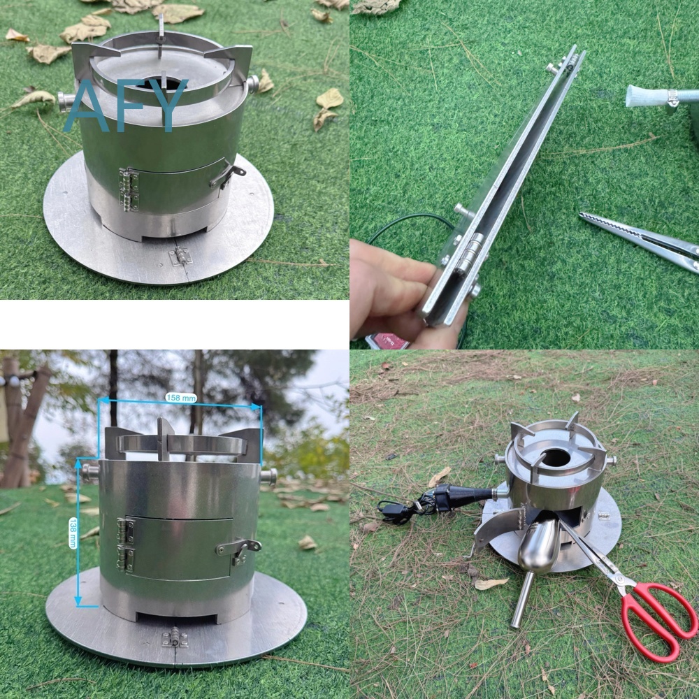 Draagbare houtgasgenerator kac - Camping Cooking Hot Plate recensie en prijs