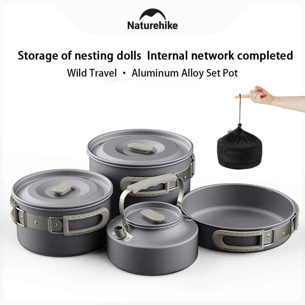 Naturehike Outdoor Pot Set, Ca - Camping Cooking Pan Set recensie en prijs